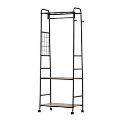 Home Master Garment Rack & Shelving 2 Tier Sleek Stylish Modern Design 1.71m