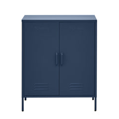 ArtissIn Buffet Sideboard Locker Metal Storage Cabinet - SWEETHEART Blue