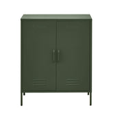 ArtissIn Buffet Sideboard Locker Metal Storage Cabinet - SWEETHEART Green