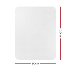 Artiss Chair Mat Carpet PVC Floor Protectors Home Office Room Mats PVC 120x90 cm
