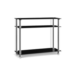 Artiss Entry Hall Console Table - Black & Silver