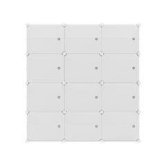 Artiss DIY Shoe Box Shoe Cabinet White Storage Cube Portable Organiser Stand