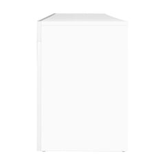 Artiss TV Cabinet Entertainment Unit Stand RGB LED Gloss 3 Doors 180cm White
