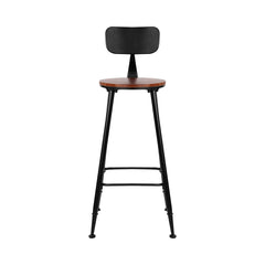 Artiss 4x Vintage Industrial Bar Stool Retro Barstools Dining Chairs Kitchen