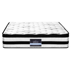 Giselle Bedding Algarve Euro Top Pocket Spring Mattress 34cm Thick King.