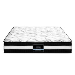 Giselle Bedding Mykonos Euro Top Pocket Spring Mattress 30cm Thick Double.