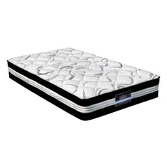 Giselle Bedding Mykonos Euro Top Pocket Spring Mattress 30cm Thick Single.