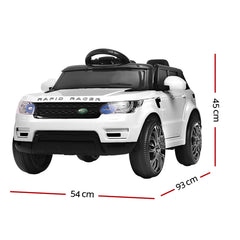 Rigo Kids Ride On Car - White