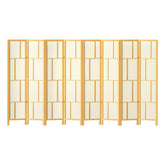 Artiss Ashton Room Divider Screen Privacy Wood Dividers Stand 8 Panel Natural