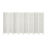 Artiss Ashton Room Divider Screen Privacy Wood Dividers Stand 8 Panel White