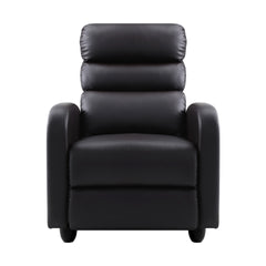 Artiss Luxury Recliner Chair Chairs Lounge Armchair Sofa Leather Cover Brown.