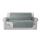 Artiss Sofa Cover Quilted Couch Covers 100% Water Resistant 3 Seater Grey.
