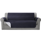 Artiss Sofa Cover Quilted Couch Covers 100% Water Resistant 4 Seater Dark Grey.