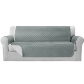 Artiss Sofa Cover Quilted Couch Covers 100% Water Resistant 4 Seater Grey.