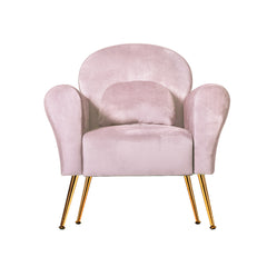 Artiss Armchair Lounge Chair Accent Armchairs Chairs Sofa Pink Velvet Cushion.