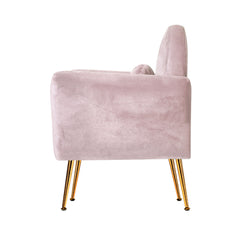 Artiss Armchair Lounge Chair Accent Armchairs Chairs Sofa Pink Velvet Cushion.