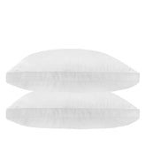 Royal Comfort Luxury Bamboo Blend Gusset Pillow Twin Pack 4cm Gusset Support