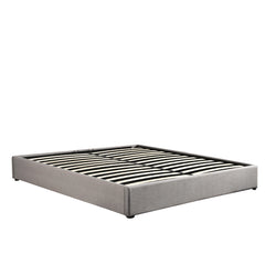 Milano Decor Terrell Gas Lift Storage Bed Base Light Grey - Double