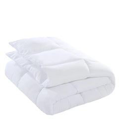 Royal Comfort Tencel Blend Quilt 300GSM  Eco Friendly Breathable All Season - Queen - White