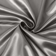 Royal Comfort Satin Sheet Set 3 Piece Fitted Sheet Pillowcase Soft - King - Charcoal