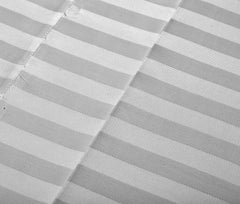 Royal Comfort 1200TC Sheet Set Damask Cotton Blend Ultra Soft Sateen Bedding - Queen - Silver