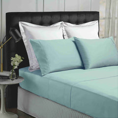 Park Avenue 500TC Soft Natural Bamboo Cotton Sheet Set Breathable Bedding - King - Fog