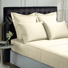 Royal Comfort Queen 1500TC Markle Collection Cotton Blend Sheet Set - Ivory