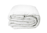 50% Duck Feather & 50% Duck Down Quilt 500GSM + Duck Pillows Twin Pack Combo - Single - White