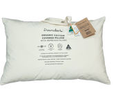 Dreamaker Organic Cotton Covered Pillow with Repreve