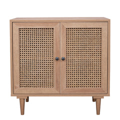 Natura Rattan Buffet Sideboard Storage Cabinet Hallway Table With 2 Doors