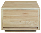 Oscar 1 Drawer Bedside Table (Natural)