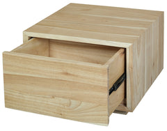 Oscar 1 Drawer Bedside Table (Natural)