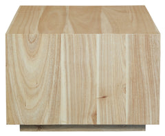 Oscar 1 Drawer Bedside Table (Natural)