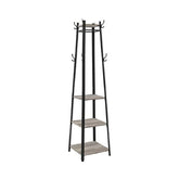 VASAGLE Coat Rack 3 Shelves Greige LCR080B02