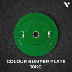Verpeak Colour Bumper Plate 10KG x 2 Green VP-WP-106-FP