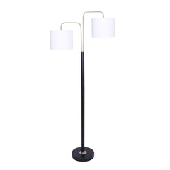 Sarantino Black/Brass Finish Reading Light Electric Table Lamp
