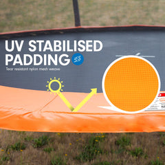 Kahuna Trampoline 6 Ft x 9 Ft Rectangular Outdoor - Orange