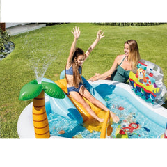 INTEX Fishing Fun Play Center Inflatable Kiddie Pool 57162NP