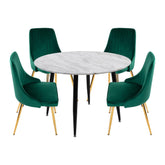 Velvet Elegance Dining Set