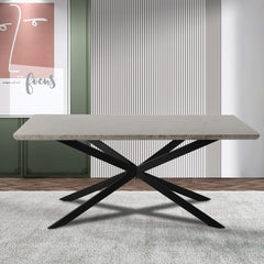 Falcon Rectangular Dining Table MDF Marbling