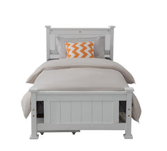 Single Solid Pine Timber Bed Frame – White