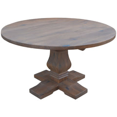 Florence Round Dining Table 135cm French Provincial Pedestal Solid Timber Wood