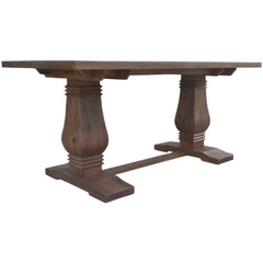 Florence High Dining Table 200cm French Provincial Pedestal Solid Timber Wood