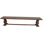 Florence Dining Table Seat Bench 230cm French Provincial Pedestal Solid Timber