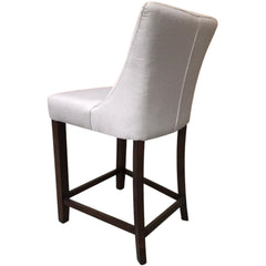 Florence 4pc High Fabric Dining Chair Bar Stool French Provincial Solid Timber