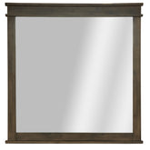 Lily Dresser Mirror Vanity Dressing Table Solid Pine Wood Frame - Rustic Grey