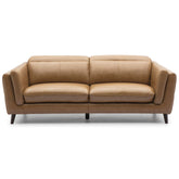 Quince 2 Seater Sofa Genuine Leather Upholstered Coach Lounge