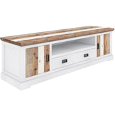 Orville ETU Entertainment TV Unit 214cm 2 Door Solid Acacia Timber - Multi Color