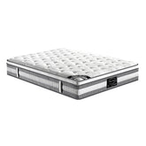 Mattress Euro Top King Size Pocket Spring Coil with Knitted Fabric Medium Firm 34cm Thick.