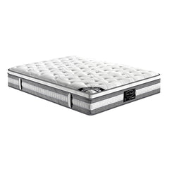 Mattress Euro Top King Size Pocket Spring Coil with Knitted Fabric Medium Firm 34cm Thick.